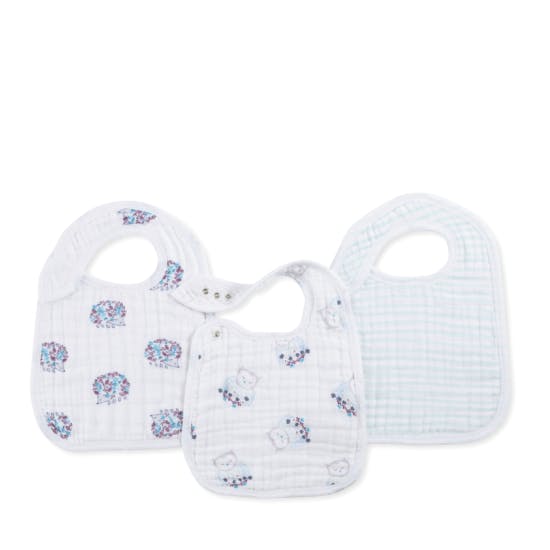 Thistle Aden and Anais Snap Bib 3 Pack